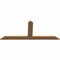 Ekena Millwork Portland Timber Gable Bracket, Western Red Cedar, 72"W x 30"H x 1 1/2"D x 5 1/2"F, 10/12 Pitch GBW072X30X0206POR00SWR - alternate 3